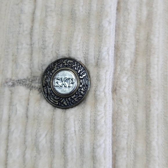 VTG Express Corduroy Pinafore Dress Size Large - Picture 4 of 5